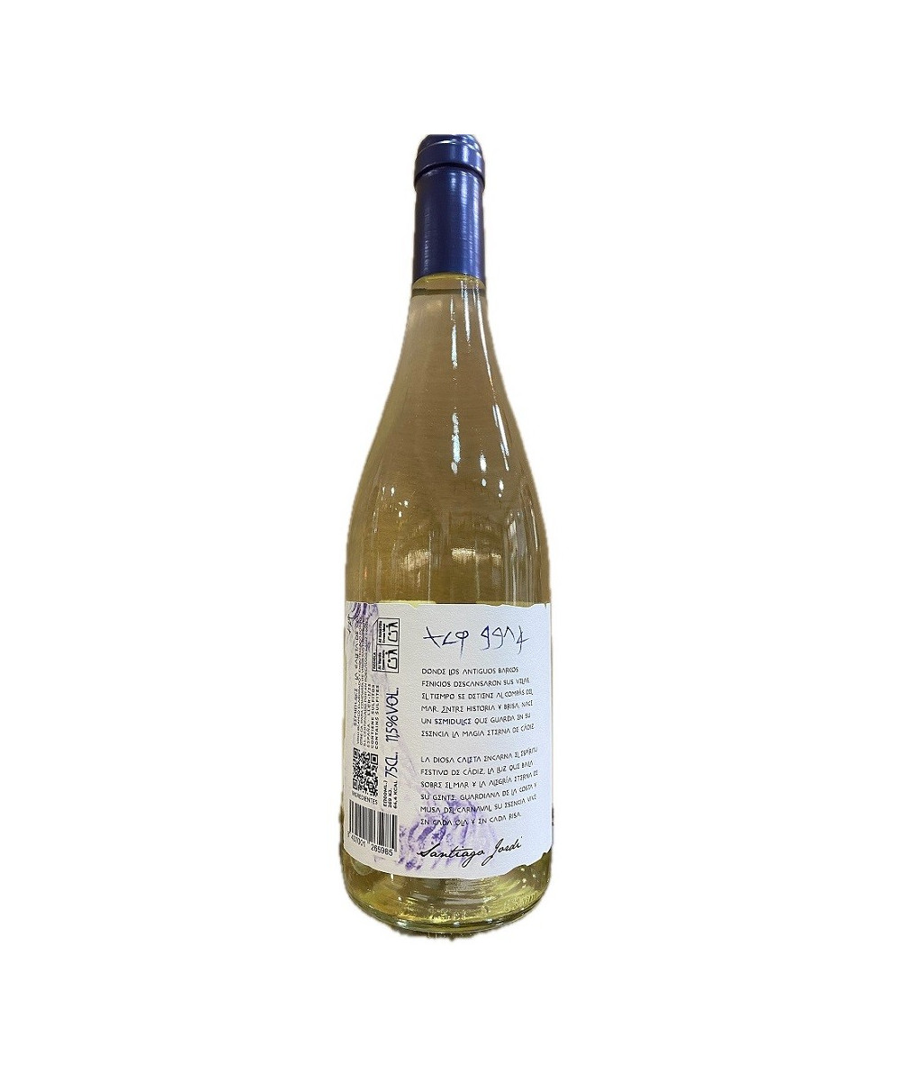 VINO BLANCO LA CALETA DE CAI SEMIDULCE 75 CL | SANTIAGO JORDI CÁDIZ