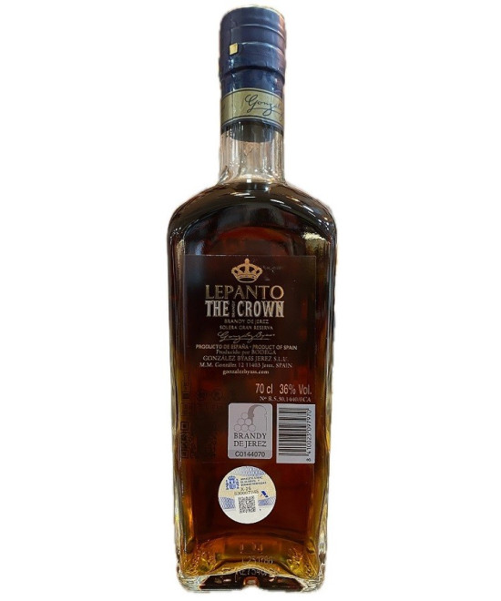 BRANDY LEPANTO THE CROWN SOLERA GRAN RESERVA 70 CL | JEREZ
