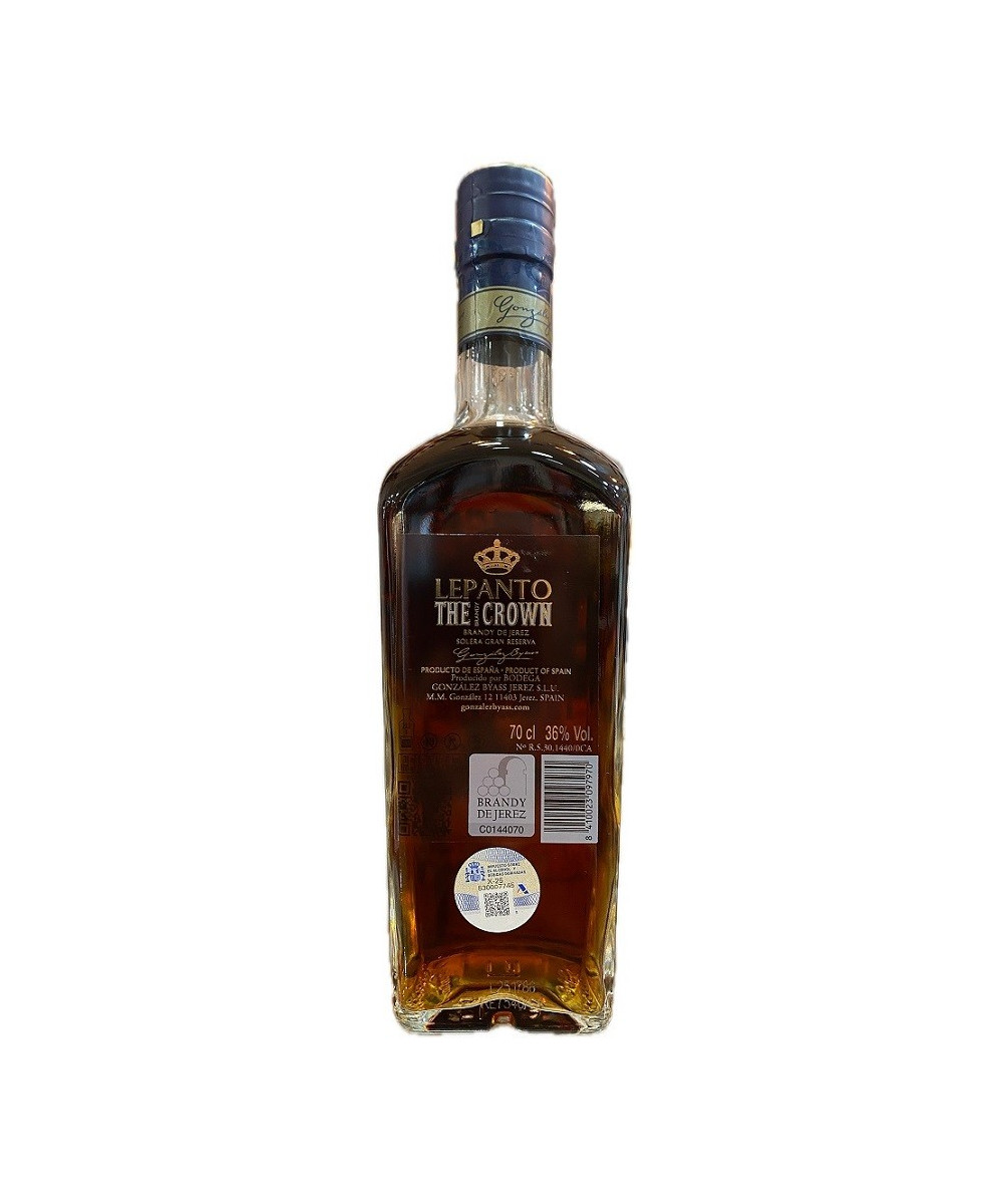 BRANDY LEPANTO THE CROWN SOLERA GRAN RESERVA 70 CL | JEREZ